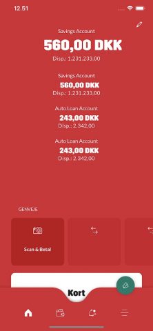 Mobilbank Sparekassen Balling для Android — скриншот 1