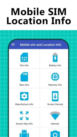 Mobile, SIM and Location Info для Android — скриншот 1