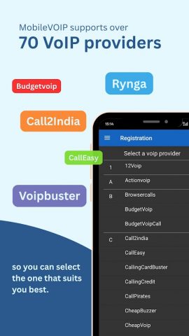 MobileVOIP Дешевые звонки для Android — скриншот 2