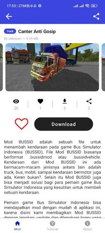 Mod Bussid Truk Oleng Viral для Android — скриншот 4