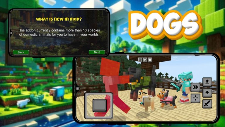 Мод Dogs для Minecraft PE для Android — скриншот 4
