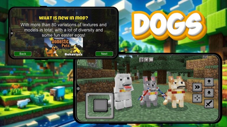 Мод Dogs для Minecraft PE для Android — скриншот 5
