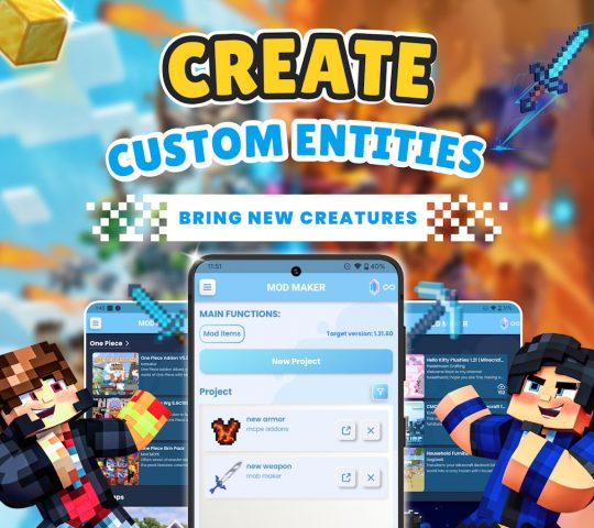 Mod Maker for Minecraft PE для Android — скриншот 1