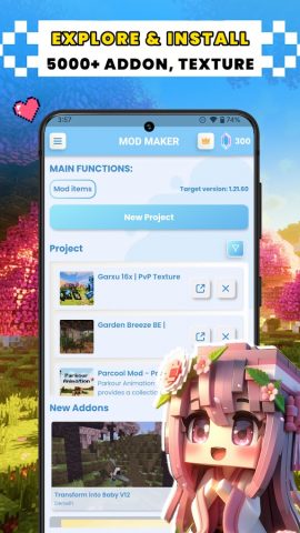 Mod Maker for Minecraft PE для Android — скриншот 5