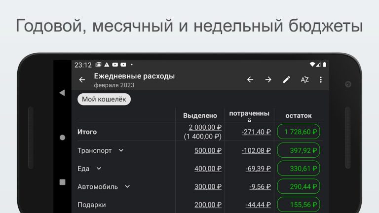 Мои расходы для Android — скриншот 5