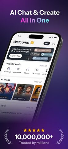 Monica AI: Ultimate AI Assist для Android — скриншот 1