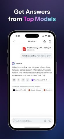 Monica AI: Ultimate AI Assist для Android — скриншот 2