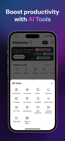 Monica AI: Ultimate AI Assist для Android — скриншот 5