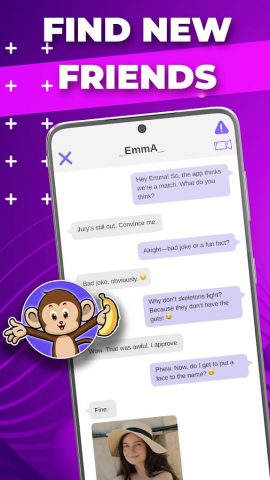 Monkey Chat — Live VideoChat для Android — скриншот 4