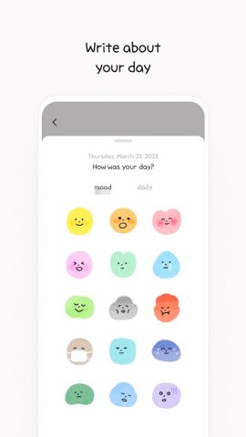 Moodie — Mood Diary With Lock для Android — скриншот 2