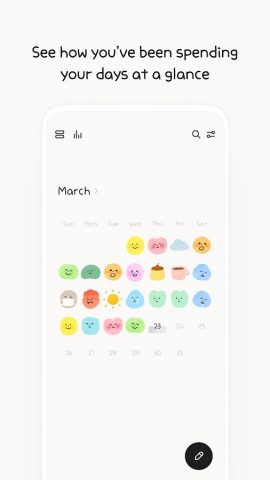 Moodie — Mood Diary With Lock для Android — скриншот 5