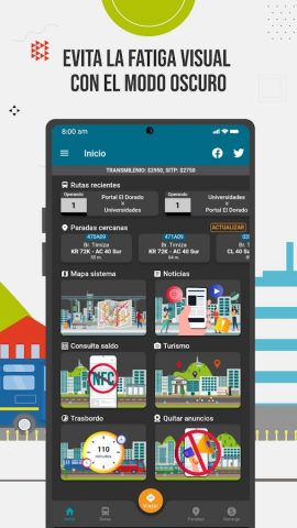 MoviliXa Bogotá | TransmiSitp для Android — скриншот 3