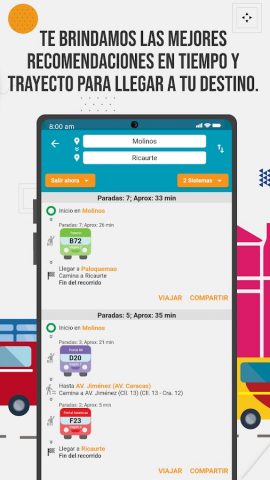 MoviliXa Bogotá | TransmiSitp для Android — скриншот 5