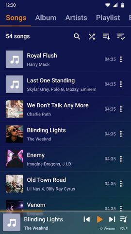Mp3 музыка — музыкальный плеер для Android — скриншот 2