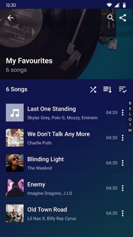 Mp3 музыка — музыкальный плеер для Android — скриншот 5