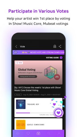 Mubeat for kpop Lovers для Android — скриншот 2