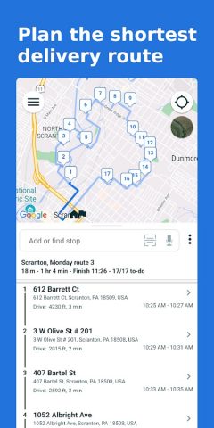 Multi-Stop Route Planner для Android — скриншот 1