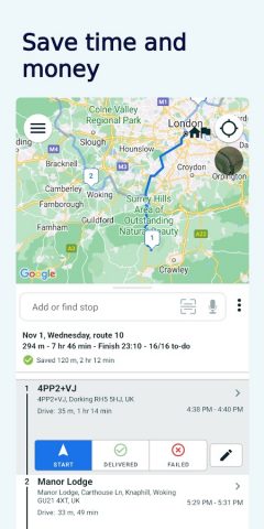 Multi-Stop Route Planner для Android — скриншот 2
