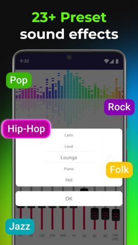 Эквалайзер Музыки – Бассы для Android — скриншот 4