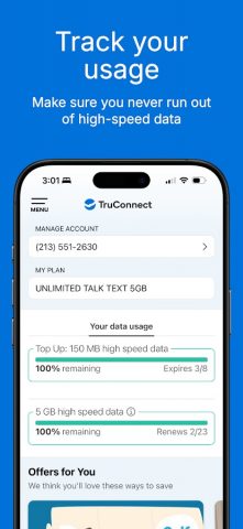 My Account by TruConnect для Android — скриншот 2
