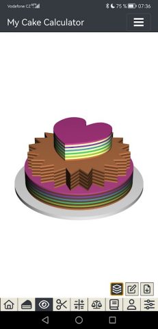 My Cake Calculator для Android — скриншот 4