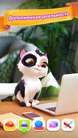 My Cat — Tамагочи c котиками для Android — скриншот 1
