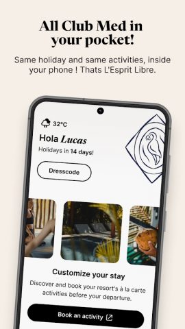 My Club Med для Android — скриншот 1