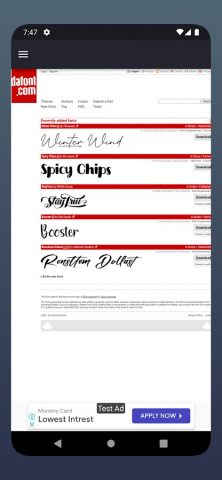 My Fonts — Install Font для Android — скриншот 4