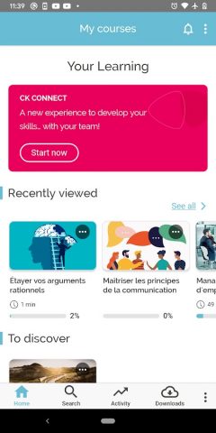 My Learning для Android — скриншот 1