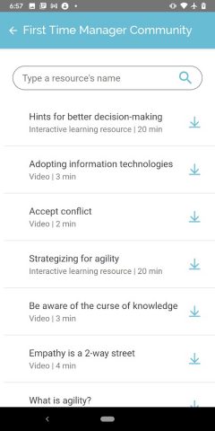 My Learning для Android — скриншот 2