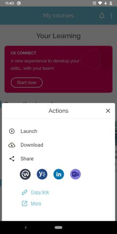 My Learning для Android — скриншот 4