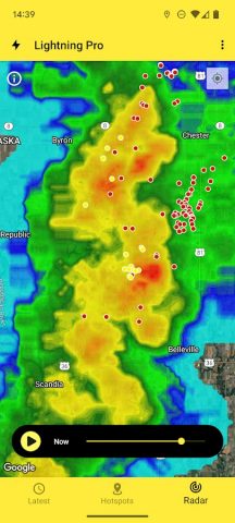 My Lightning Tracker & Alerts для Android — скриншот 2