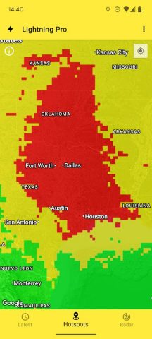 My Lightning Tracker & Alerts для Android — скриншот 4