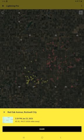 My Lightning Tracker & Alerts для Android — скриншот 5