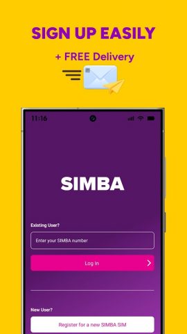 My SIMBA для Android — скриншот 1