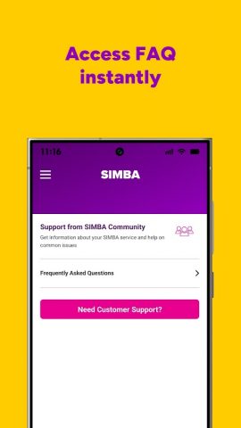 My SIMBA для Android — скриншот 4