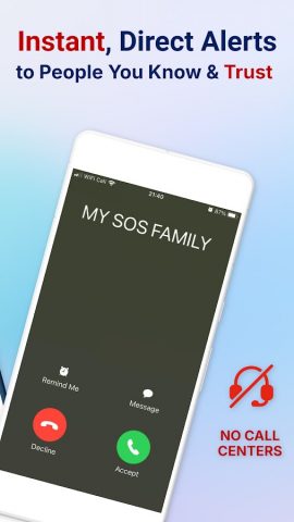 My SOS Family Emergency Alert для Android — скриншот 2