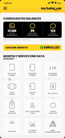 My SafeLink для Android — скриншот 4