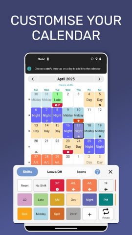 My Shift Planner — Calendar для Android — скриншот 2