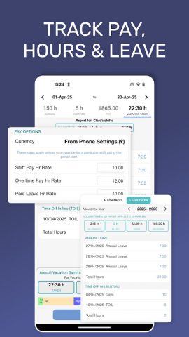 My Shift Planner — Calendar для Android — скриншот 3