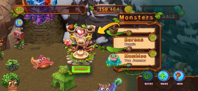 My Singing Monsters DawnOfFire для iOS — скриншот 1
