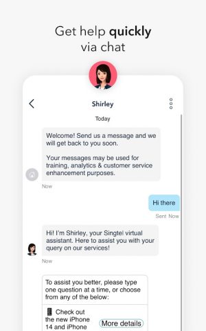 My Singtel для Android — скриншот 5