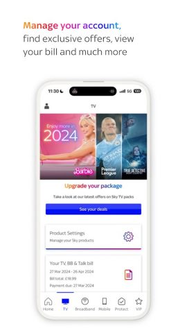 My Sky | TV, Broadband, Mobile для Android — скриншот 3