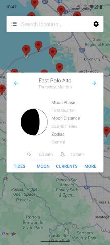 My Tide Times — Tables & Chart для Android — скриншот 2