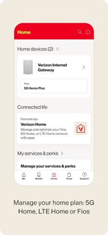 My Verizon для Android — скриншот 3