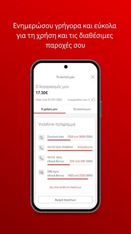 My Vodafone (GR) для Android — скриншот 3