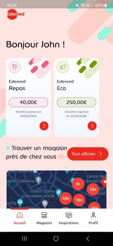 MyEdenred Belgium для Android — скриншот 1