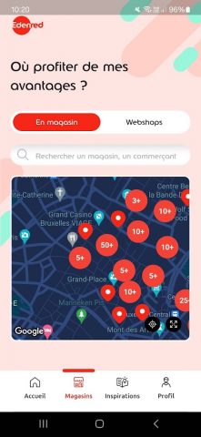 MyEdenred Belgium для Android — скриншот 2