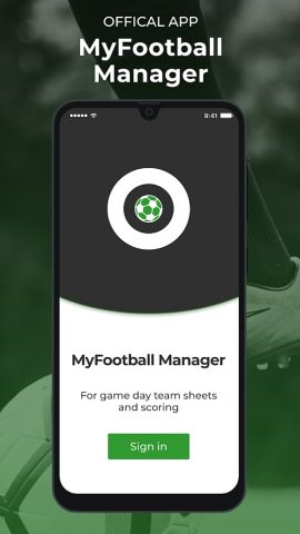 MyFootball Manager для Android — скриншот 1