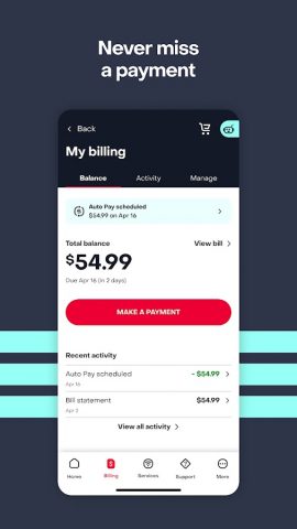MyFrontier для Android — скриншот 4